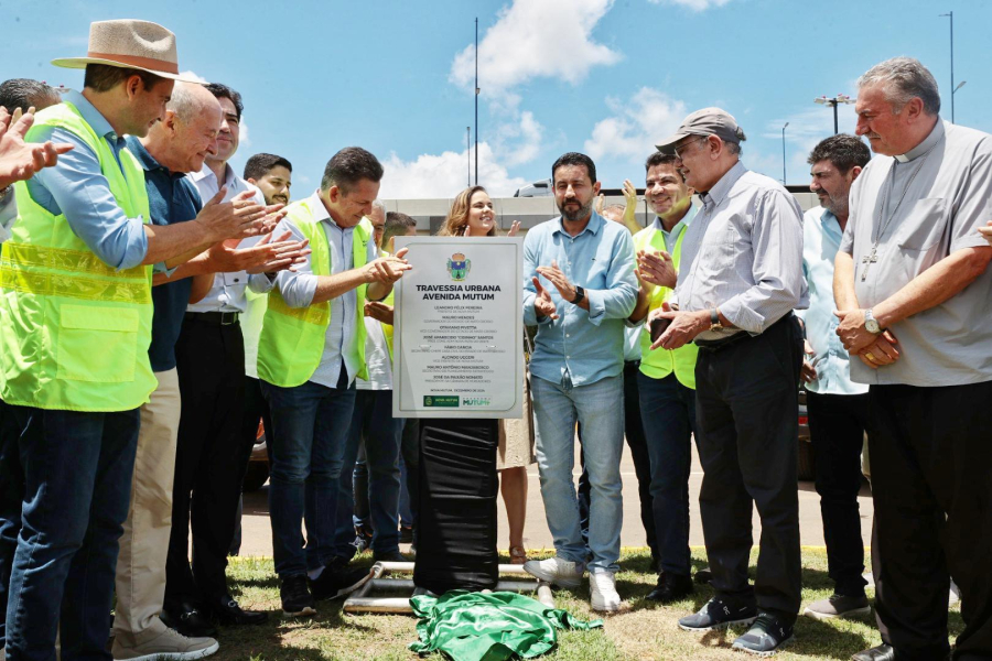 Inauguração do Viaduto na BR-163 em Nova Mutum-mt